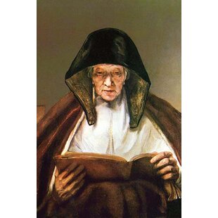 Rembrandt Print An Old Woman Reading