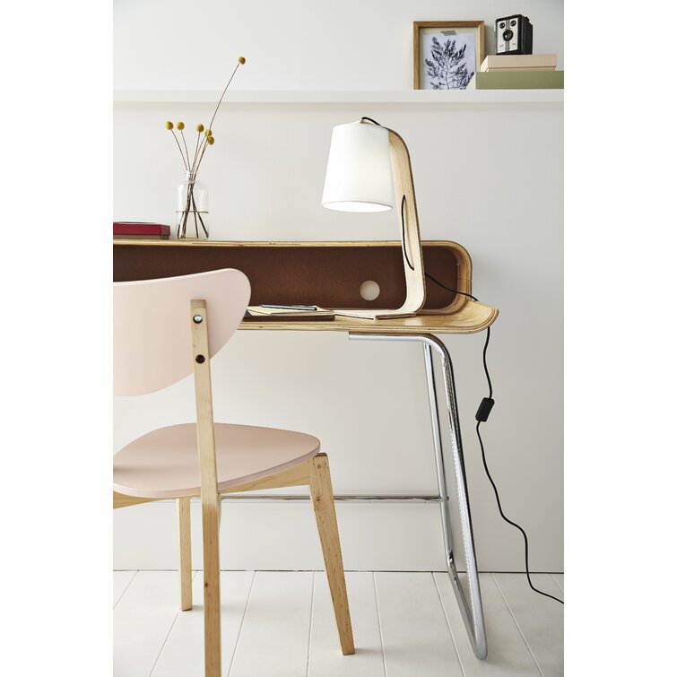 A++ Lucide Tischlampe 'Nordic' Holz-Tischleuchte Holz Modern Wohnzimmerleuchte 