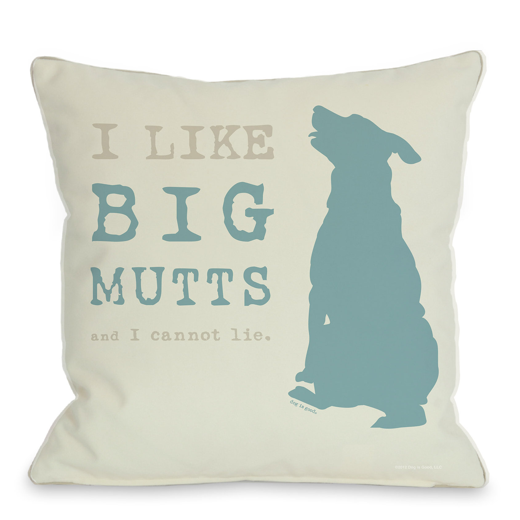 Winston Porter Kaelan I Like Big Mutts Throw Pillow Reviews Wayfair