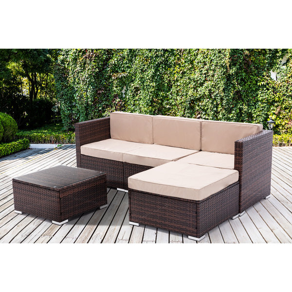 indoor rattan furniture sets wayfair co uk