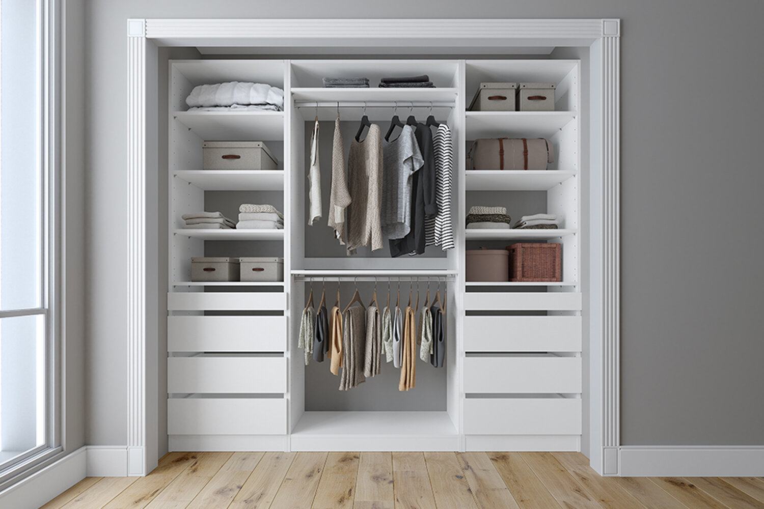 It gives you the opportunity to create your own Closet space and maximize y...