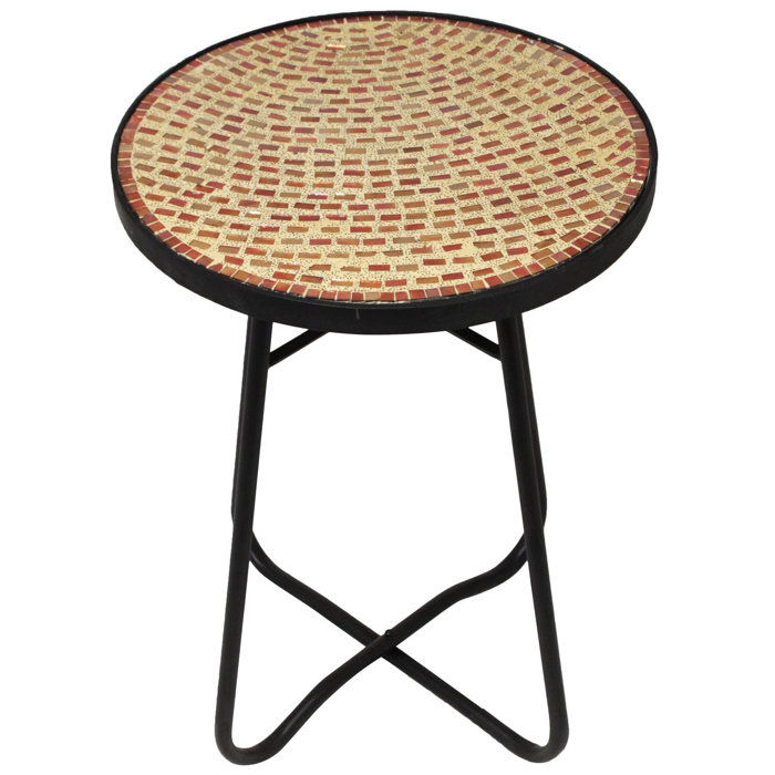 Brick Mosaic End Table Brick Mosaic End Table