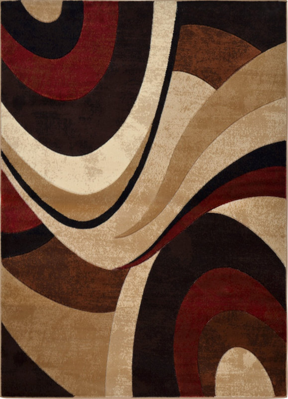 Brown And Beige Rug Sevenstonesinc Giannini Brown Beige Area Rug Reviews Allmodern
