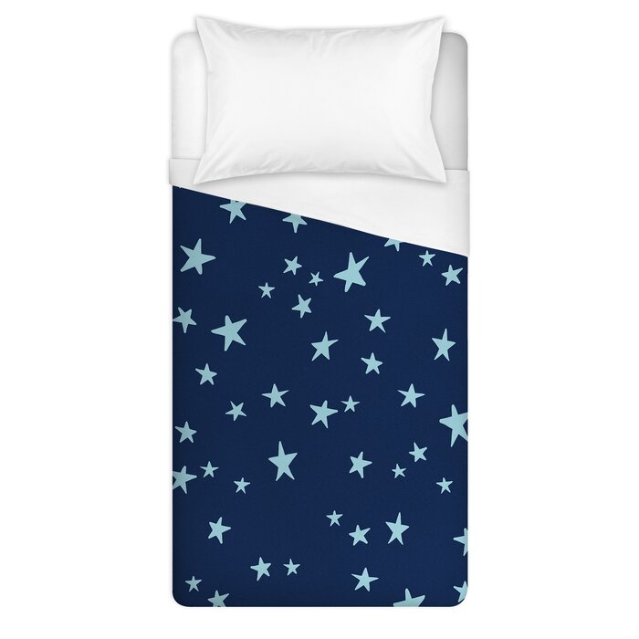 August Grove Shedeck Stars Twin Duvet Cover Wayfair