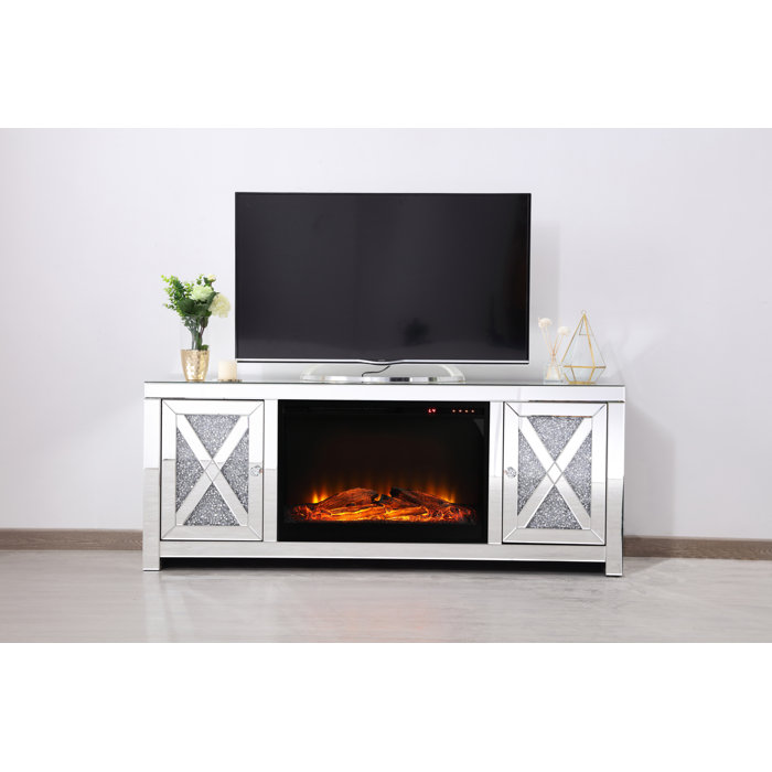 Aaron Tv Stand For Tvs Up To 65 Inches With Fireplace Included