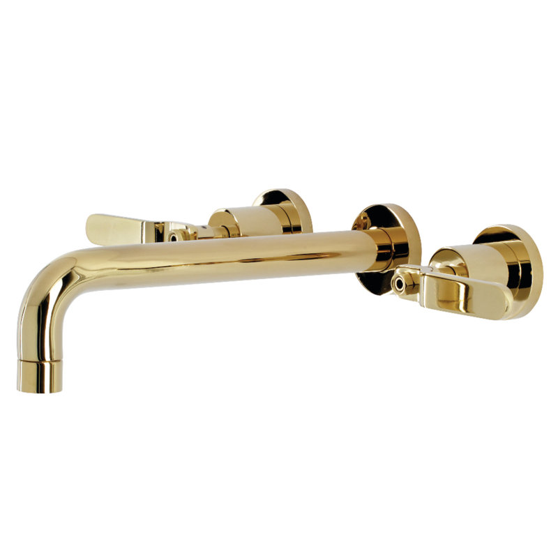 Kingston Brass Whitaker Double Handle Wall Mounted Roman Tub Faucet Wayfair