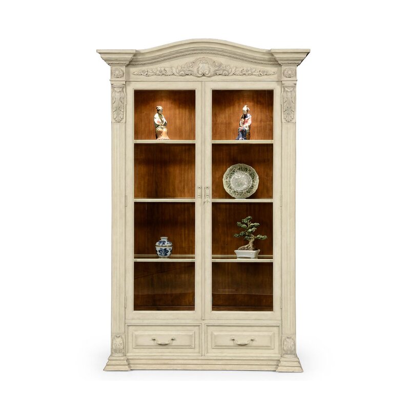 Jonathan Charles Fine Furniture French Provincial Glazed Lighted