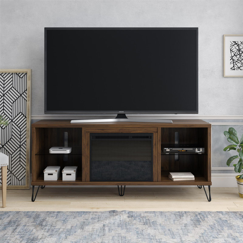 Novogratz Concord Tv Stand For Tvs Up To 70 Inches With Electric