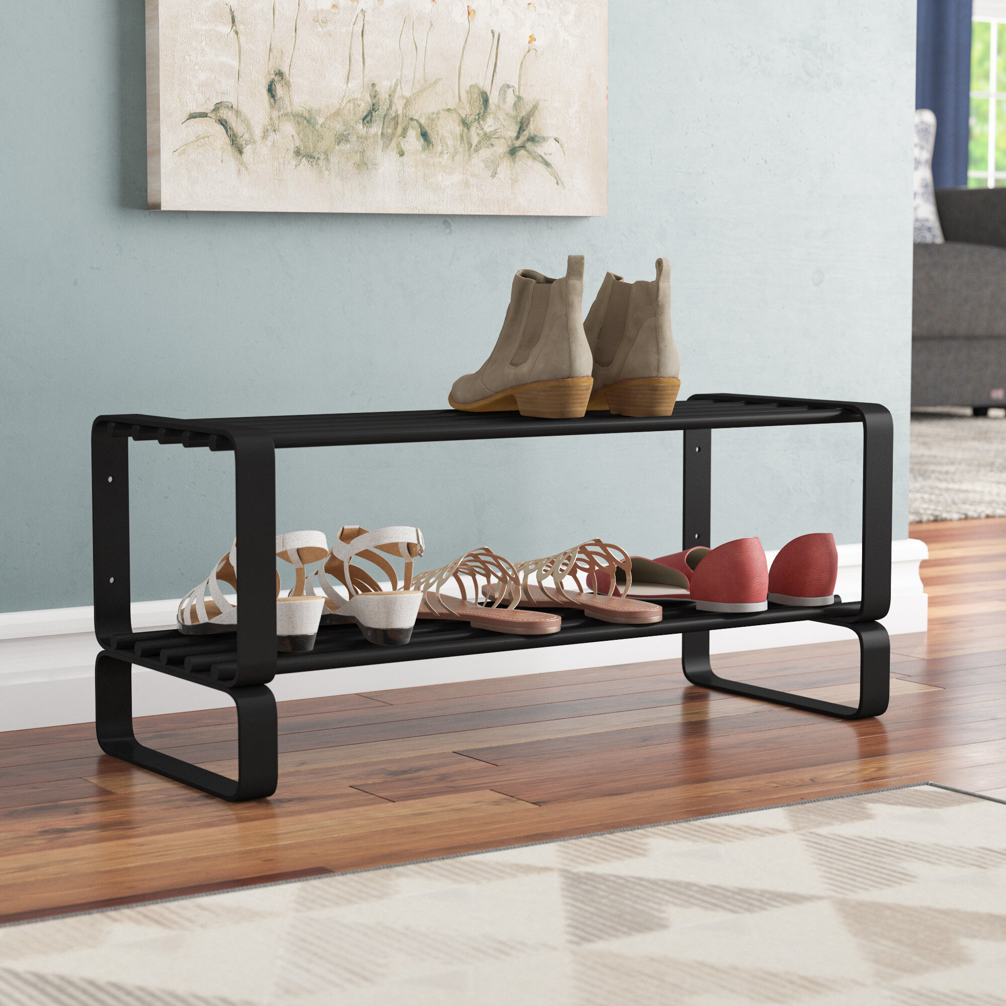 Symple Stuff Shoe Rack Reviews Wayfair Co Uk