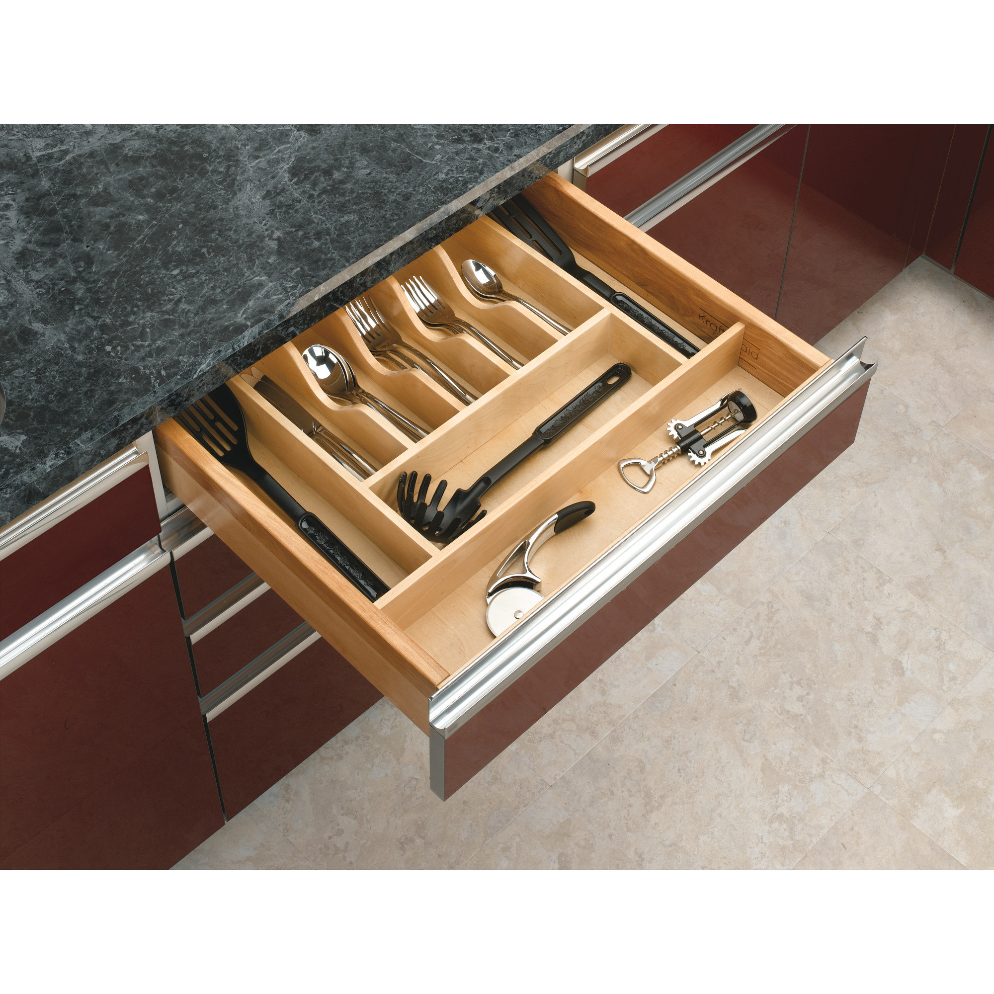Rev A Shelf 3 H X 20 62 W X 22 D Drawer Organizer Reviews Wayfair