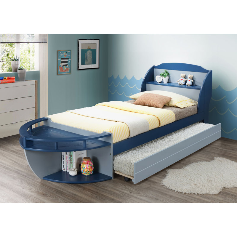 kids twin bed with trundle