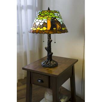 glass end table lamps