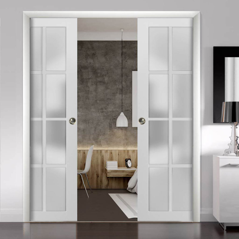 Pictures Of Closet Doors
 - Sartodoors Felicia Glass Sliding Closet Doors Wayfair