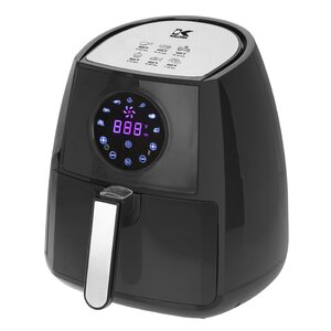 Black Digital Airfryer with Dual Layer Rack