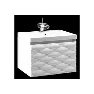 Sanitti 61 cm Wandmontierter Waschtisch mit Armatur
