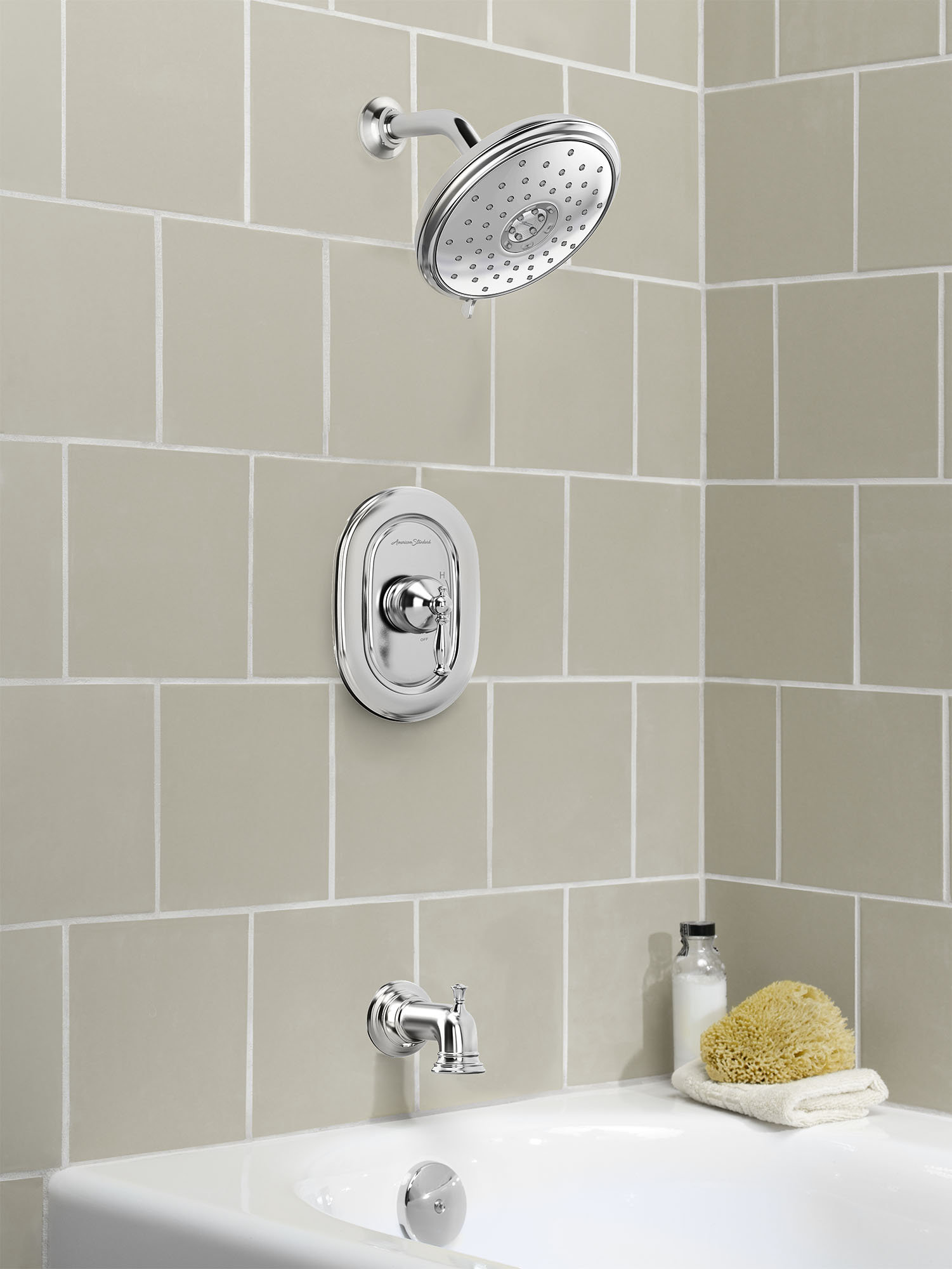 American Standard Quentin Thermostatic Tub And Shower Faucet With Diverter Wayfair
