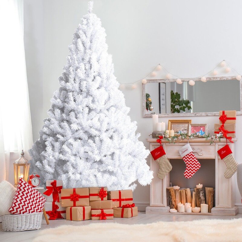 The Holiday Aisle® White Pine Artificial Christmas Tree & Reviews | Wayfair