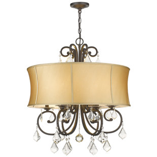 Best Freeman 6-Light Drum Chandelier By House of Hampton Ceiling Lights Freeman 6-Light Drum Chandelier By House of Hampton Ceiling Lights