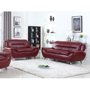 Latitude Run LDER5063 Sather Modern Living Room Sofa and Loveseat Set