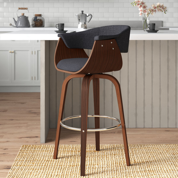 upholstered barstool club bucket seat