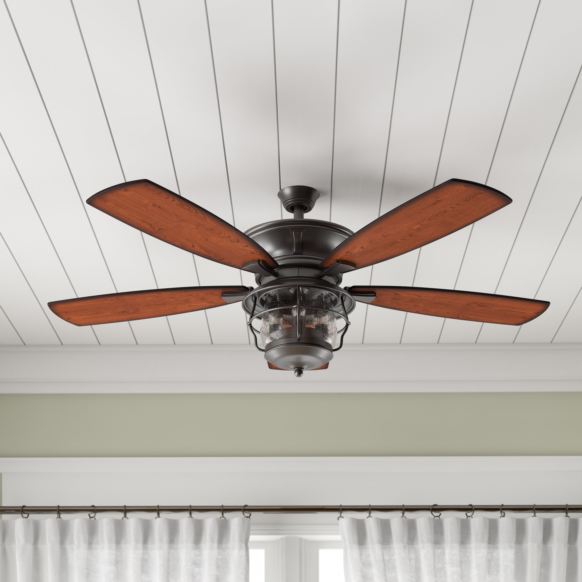 Birch Lane Heritage 52 Quebec 5 Blade Outdoor Ceiling Fan Light