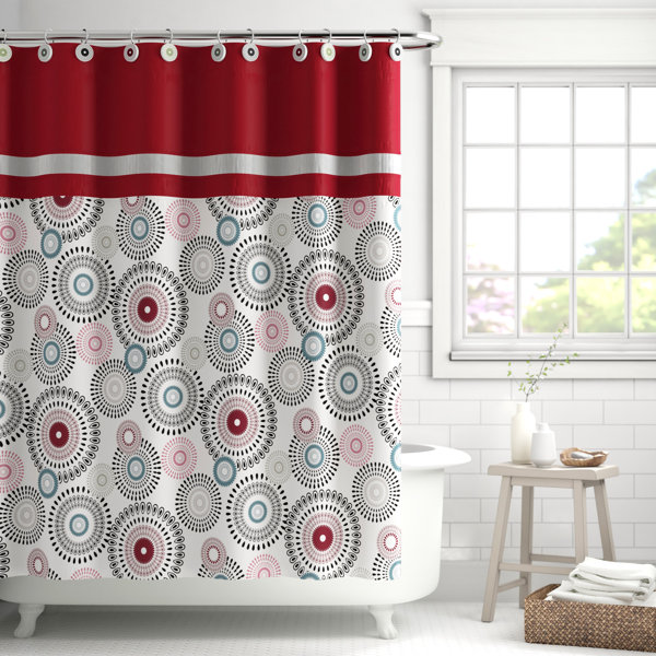 Rosemary Fancy Garden Rose Fabric Shower Curtain 70/"x/"72 100/% Polyester