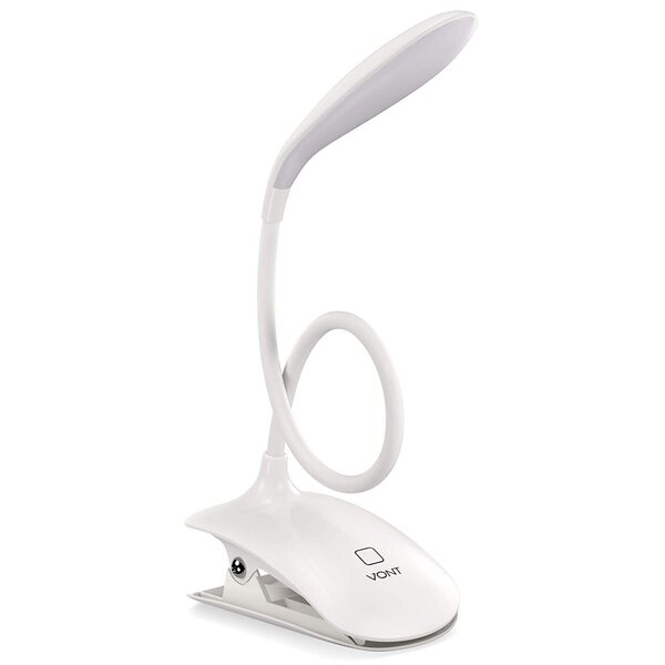 Portable Folding Music Sheet Stand with USB Recharge Clip-On Music Reading Lamp for Protect Your Eyes 