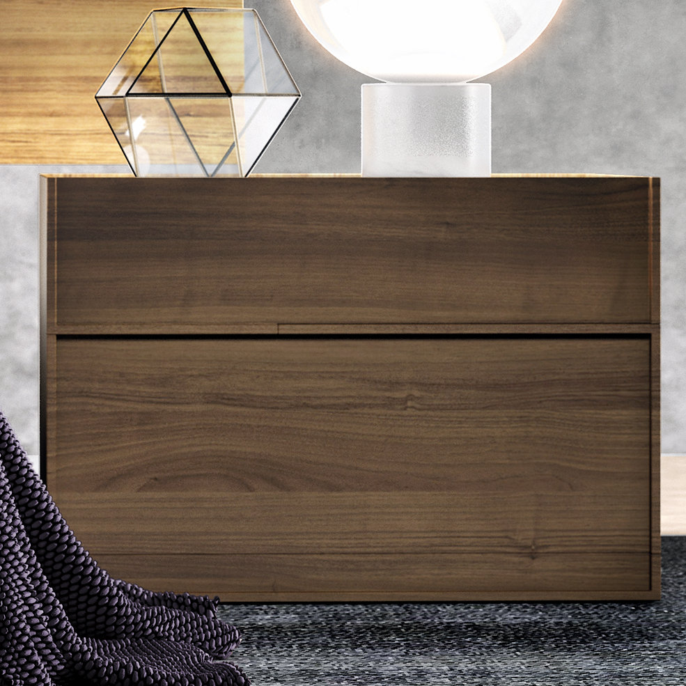 Foundry Select Benefield 2 Drawer Nightstand Wayfair