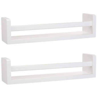 Latitude Run Akhavi 2 Piece Floating Shelf Wayfair