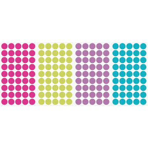Multi Glitter Confetti Dots Wall Decal