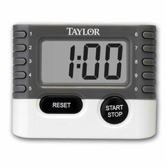 Turn On//Off and Clock Feature for Table Top and Laboratory Use- Batteries Included. Digital Kitchen Timer Clock 12//24 Hours Wedge Shaped with Countdown Count-up Green Color