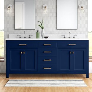 Wayfair | 72 Inch Blue Bathroom Vanities You'll Love in 2022
