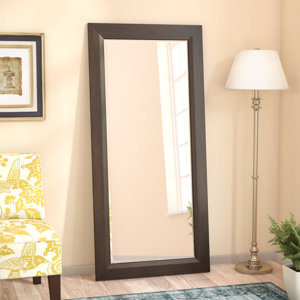Fenmore Rectangle Deep Walnut Beveled Wall Mirror