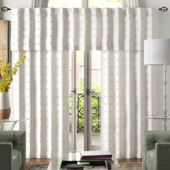 Brookline 100 Cotton Polka Dots Rod Pocket Curtains Drapes