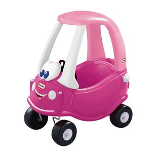 pink baby push car