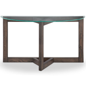Union Rustic Sharleen Demilune Console Table Union Rustic Sharleen Demilune Console Table
