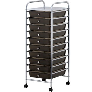 Mobile Rolling Utility Storage Organizer Ideal for Office Home School 6 Tiers Multifunctional Storage Organizer LDAILY Rolling Storage Cart with 6 Drawers Storage Trolley with Lockable Wheels 