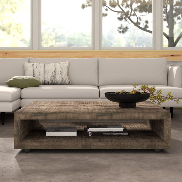 Eamon Square Coffee Table With Casters Reviews Allmodern Eamon Square Coffee Table With Casters