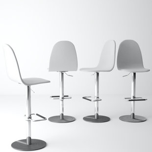 Go to store & view more images Wendy Adjustable Height Swivel Bar Stool by Corrigan Studio