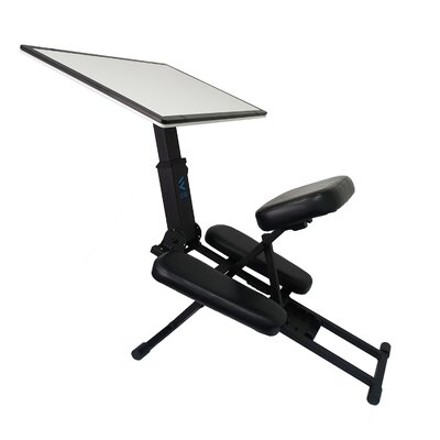 Amy Edge Ergonomic Kneeling Desk Symple Stuff Color Frame Black