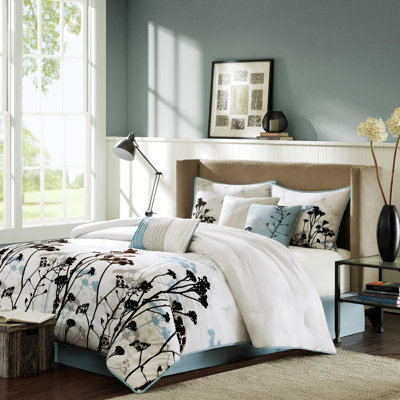 Winston Porter Petrie 7 Piece Comforter Set Size California King