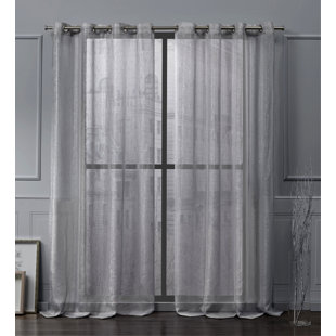Metallic Curtains Drapes Wayfair