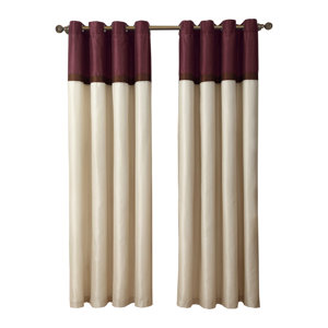 Ferguson Striped Max Blackout Thermal Grommet Single Curtain Panel