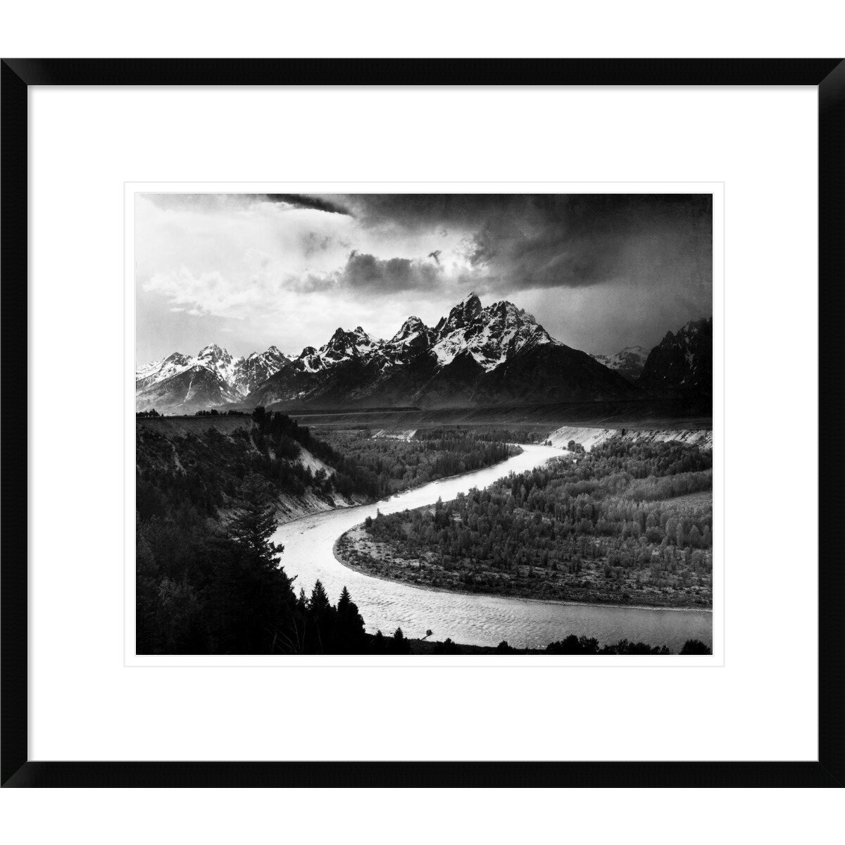 Vault W Artwork The Tetons - Snake River, Grand Teton National Park 