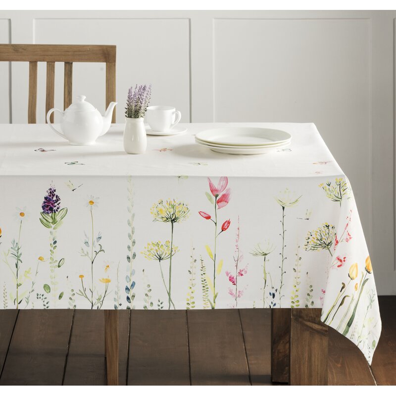 Maison d' Hermine Botanical Fresh Tablecloth & Reviews | Wayfair