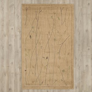 Groveland Hand-Knotted Beige Area Rug