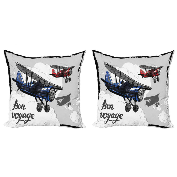 airplane throw pillow