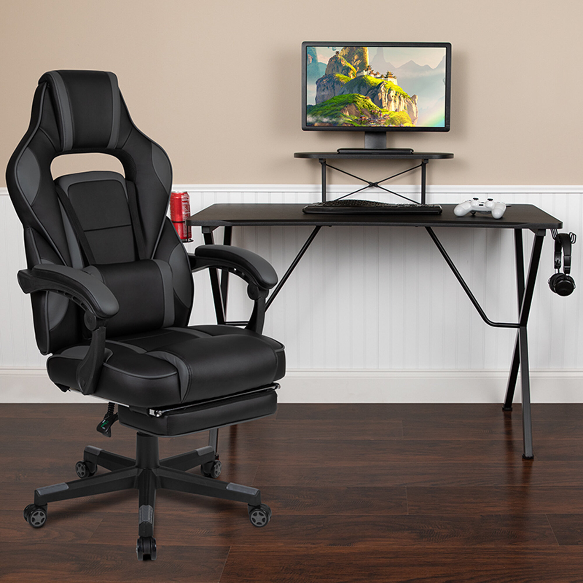 cheap gaming desk and chair set