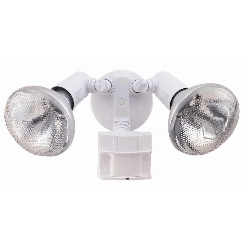 Heath Zenith Outdoor Security Flood Light With Motion Sensor Reviews Wayfair