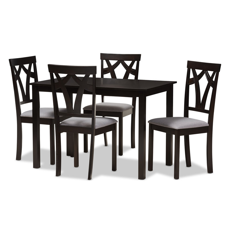 Red Barrel Studio Commodore Singh Modern And Contemporary 5 Piece Commodore Singh Modern And Contemporary 5 Piece Breakfast Nook Dining Set